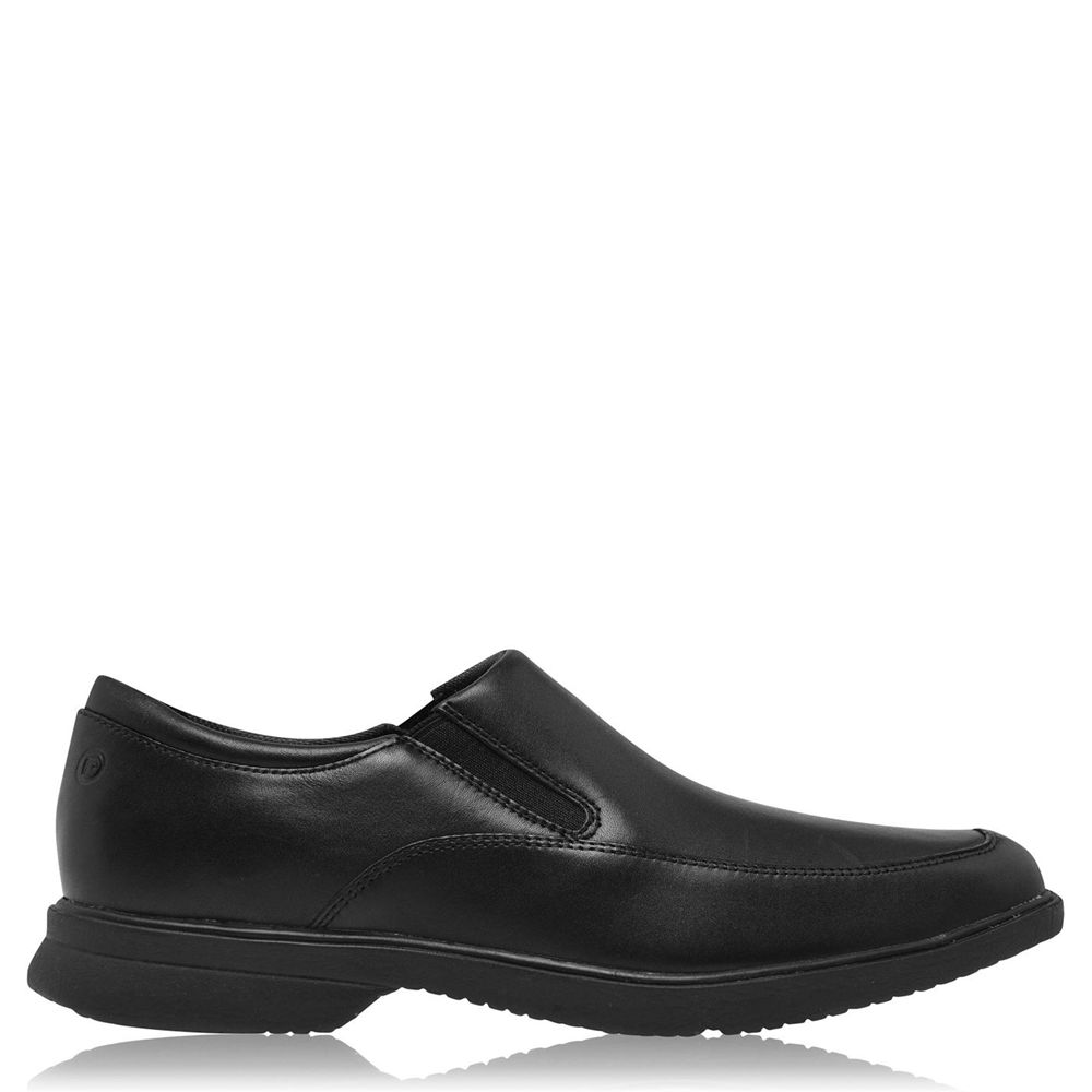 Rockport Men's Aderner Slip On Dress Shoes - Black - USA (2413TPUCO)